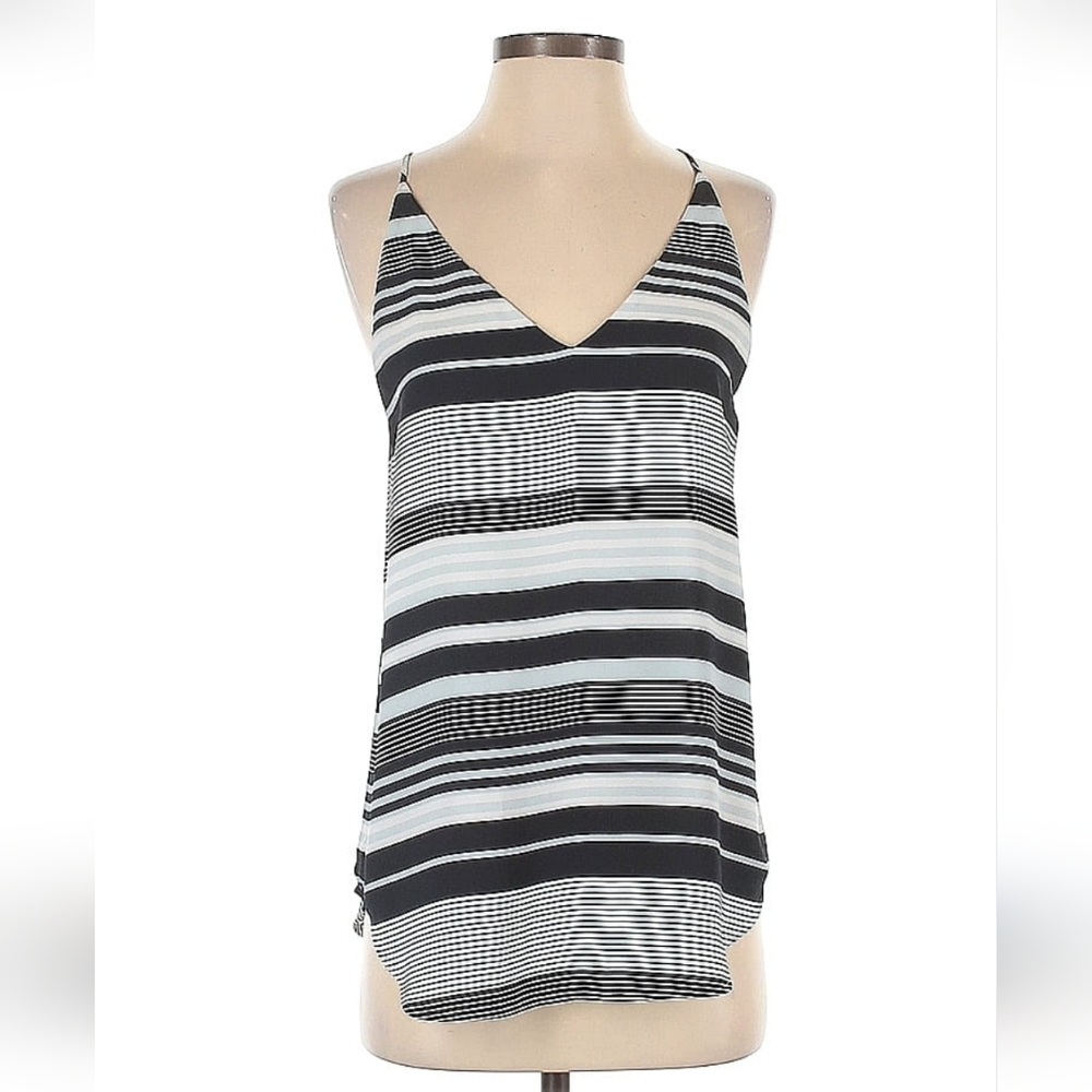 LOFT Monochrome Striped Top